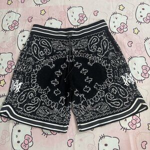 Amiri Pattern Embroidered Knitted Shorts
